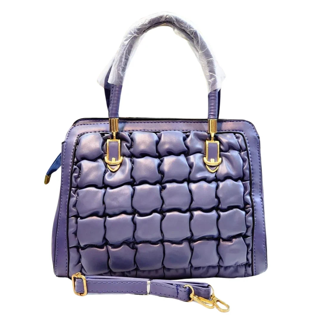Luxurious Quilted Lavender Handbag – A Statement of Style!