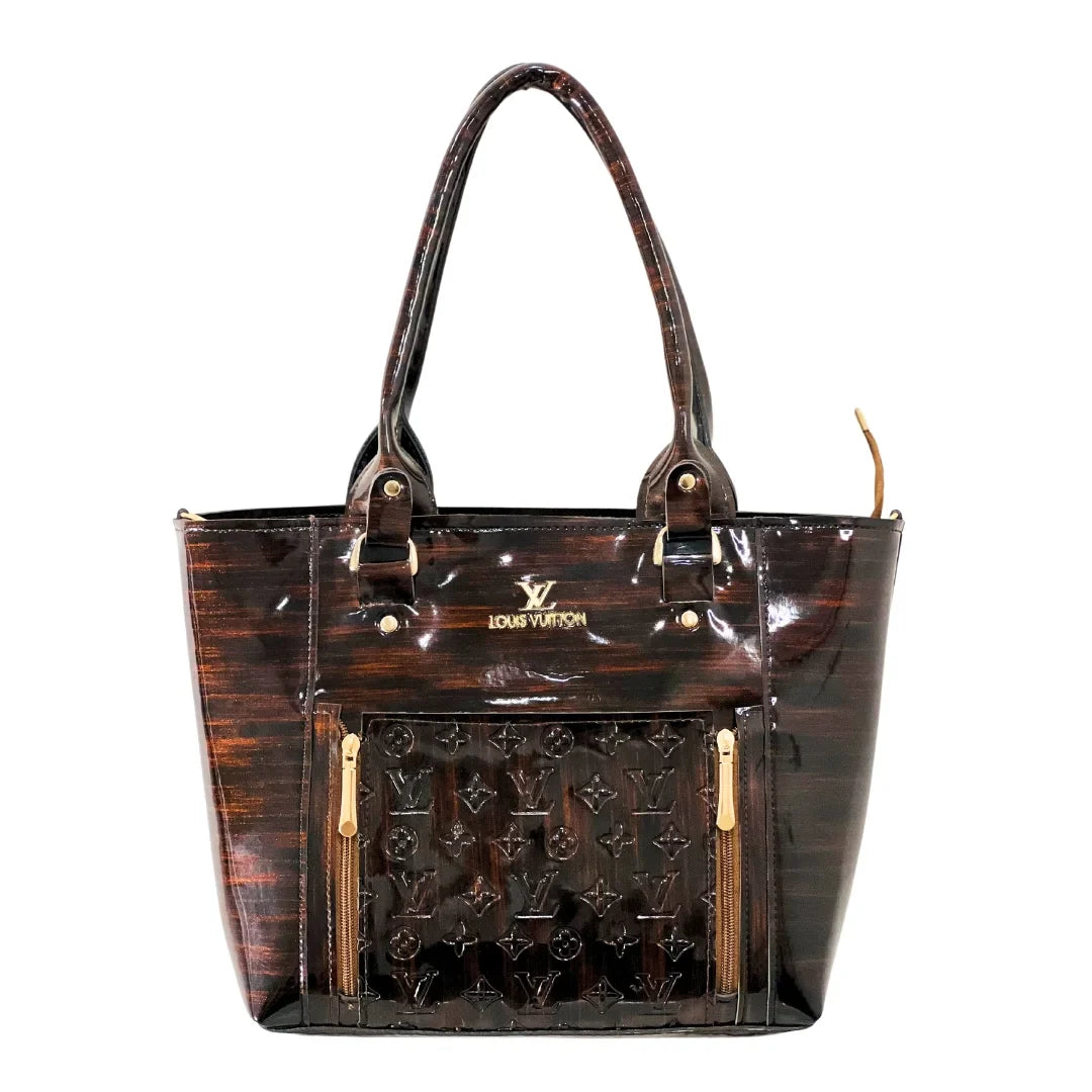 Elegant Dark Brown Tote Bag