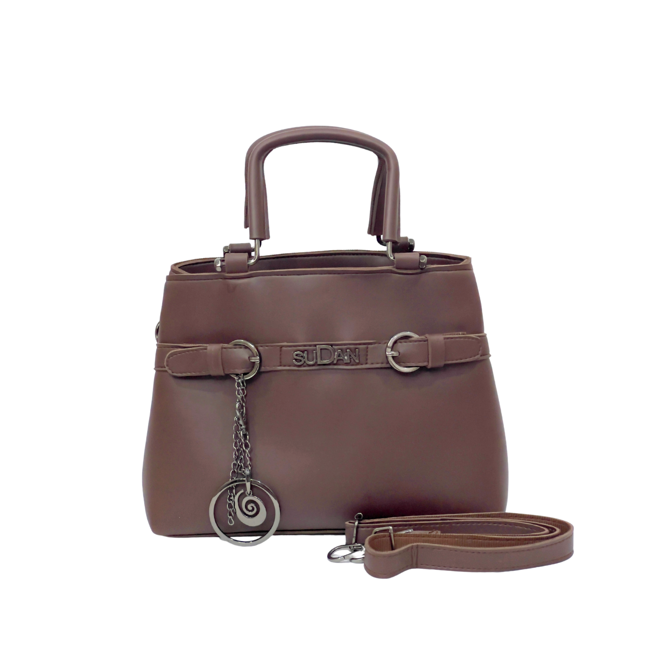 Chocolate Brown Top Handle Bag
